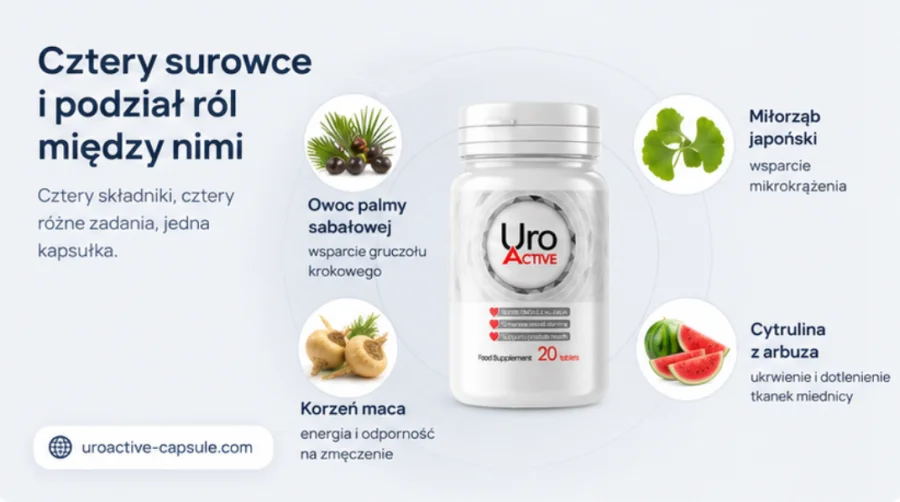 Uro Active — i quattro estratti vegetali della formula